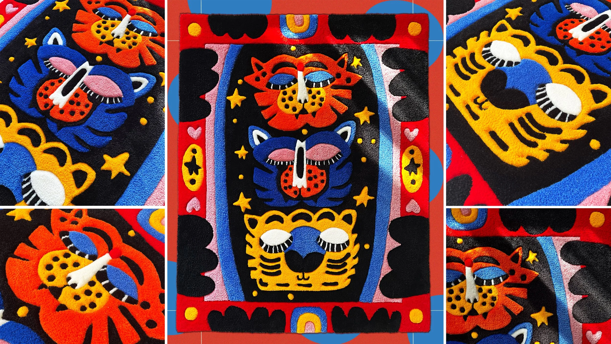   A collaboration with Valencia-based artist Belka Rugs, transforming my illustrations into handcrafted tufed rugs.  