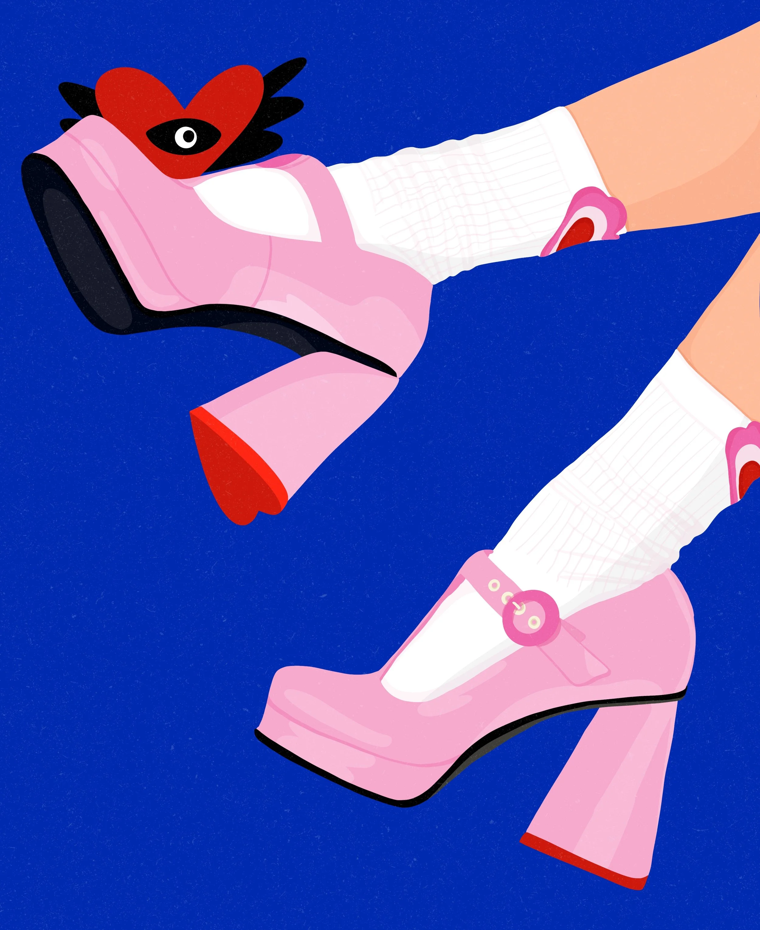   Stepping on hearts.    
  
Personal Work 