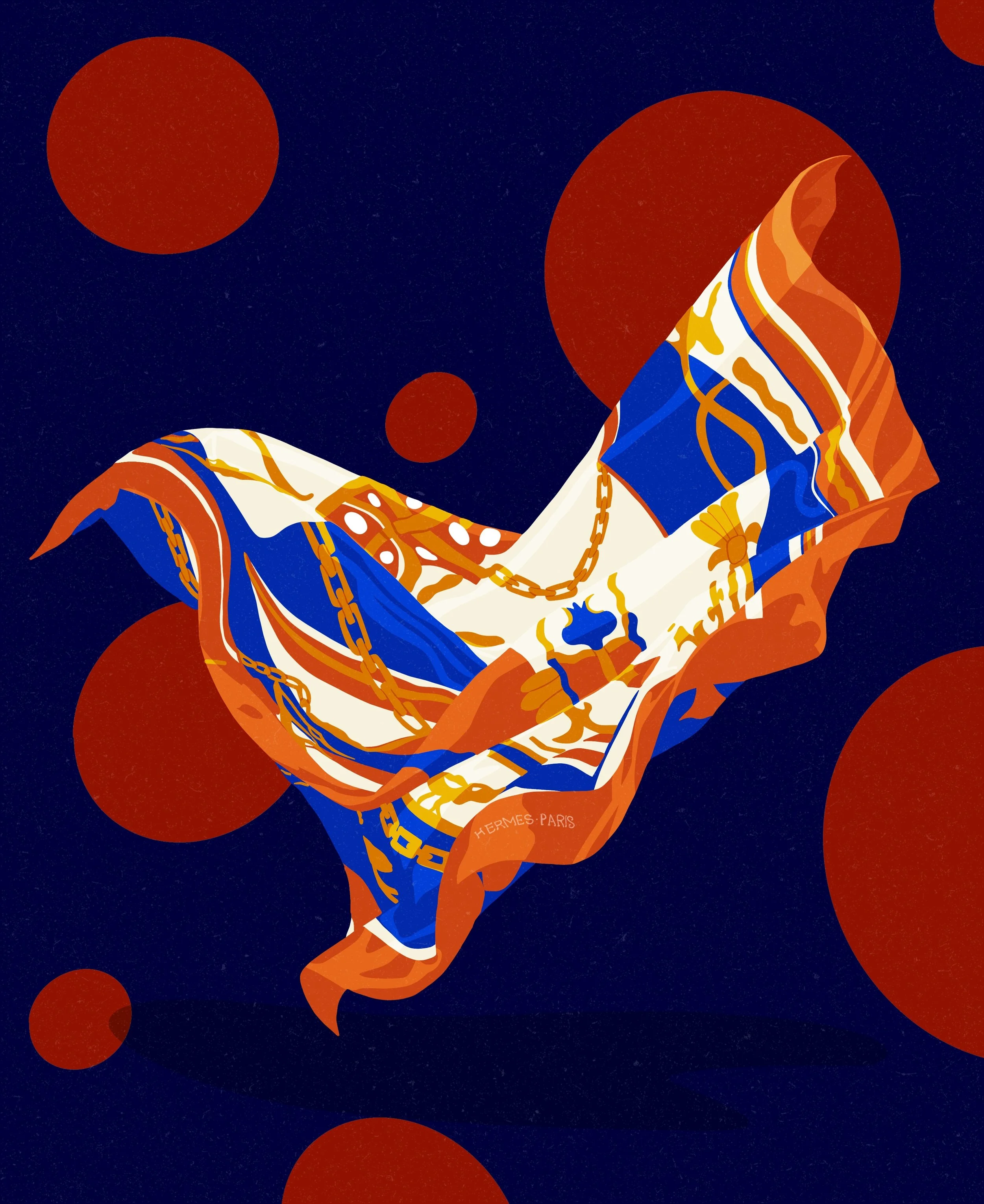   Hermès silk scarf     
  
Personal Work 