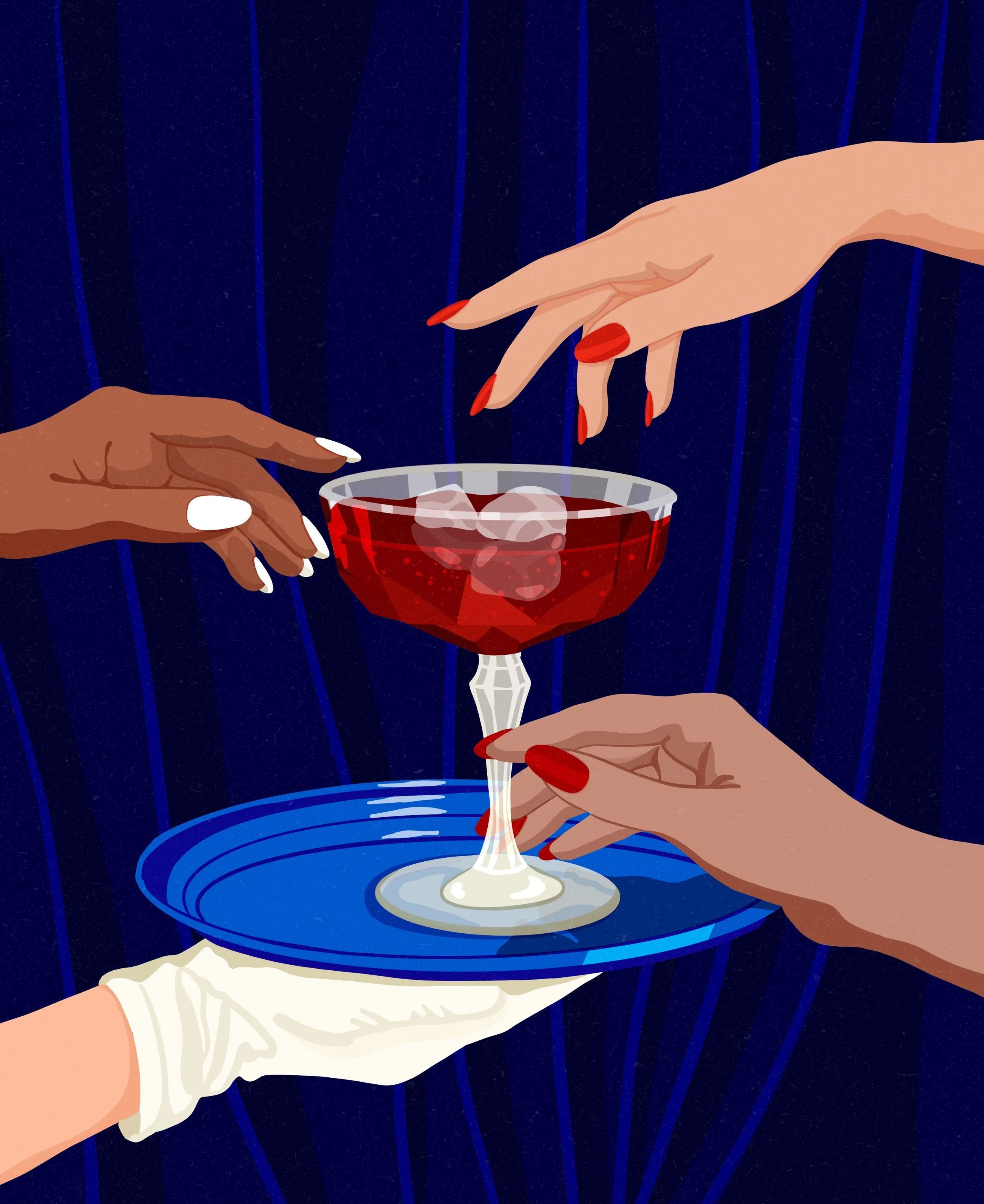   Your drink, ma’am.    
  
Personal Work 