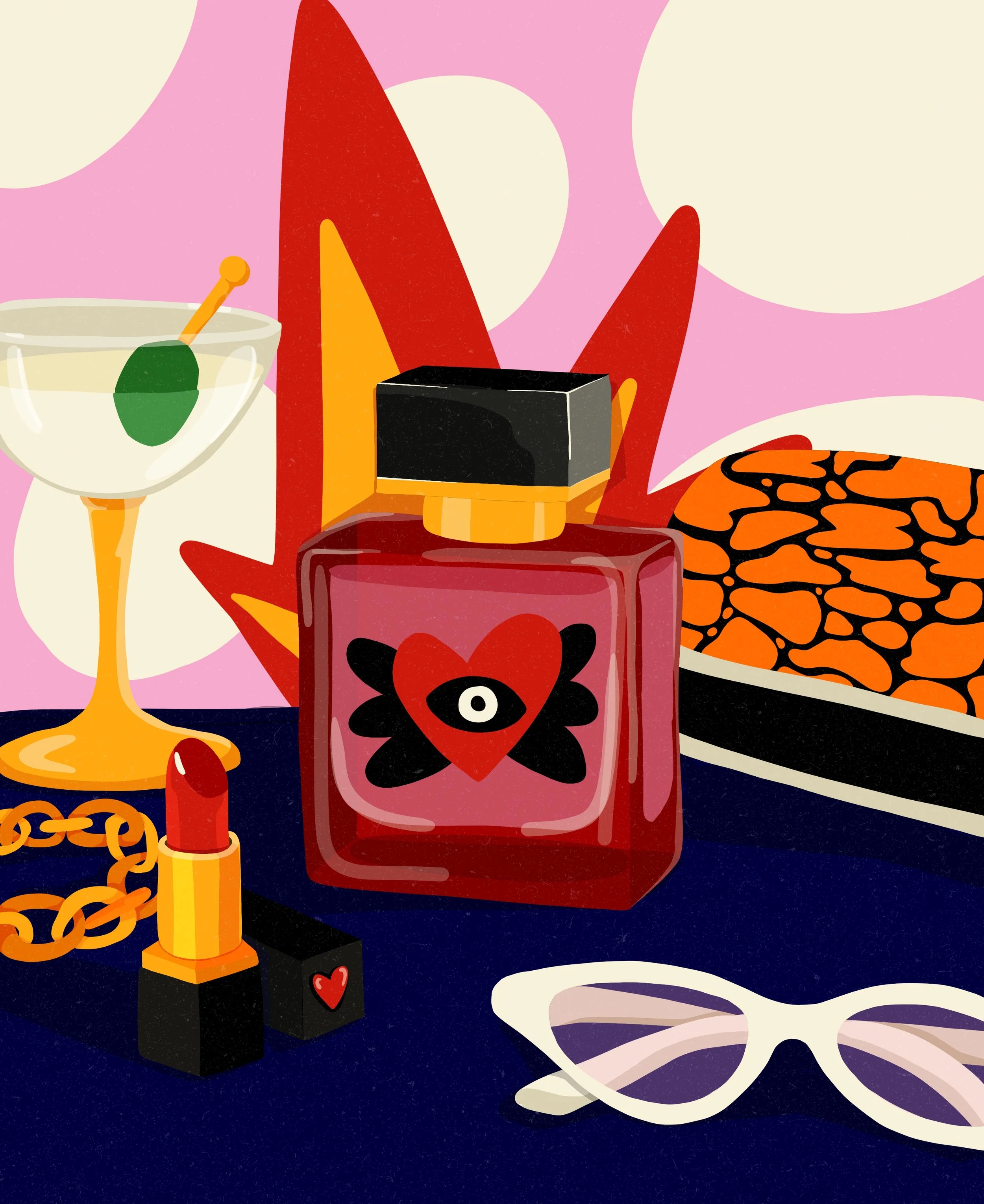   A look, a scent, a drink!     
  
Personal Work 