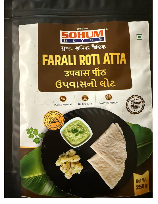 SOHUM FARALI ROTI ATTA 250 GMS