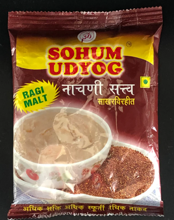 SOHUM Nachani Satva  RAGI MALT WITHOUT SUGAR 200 gms