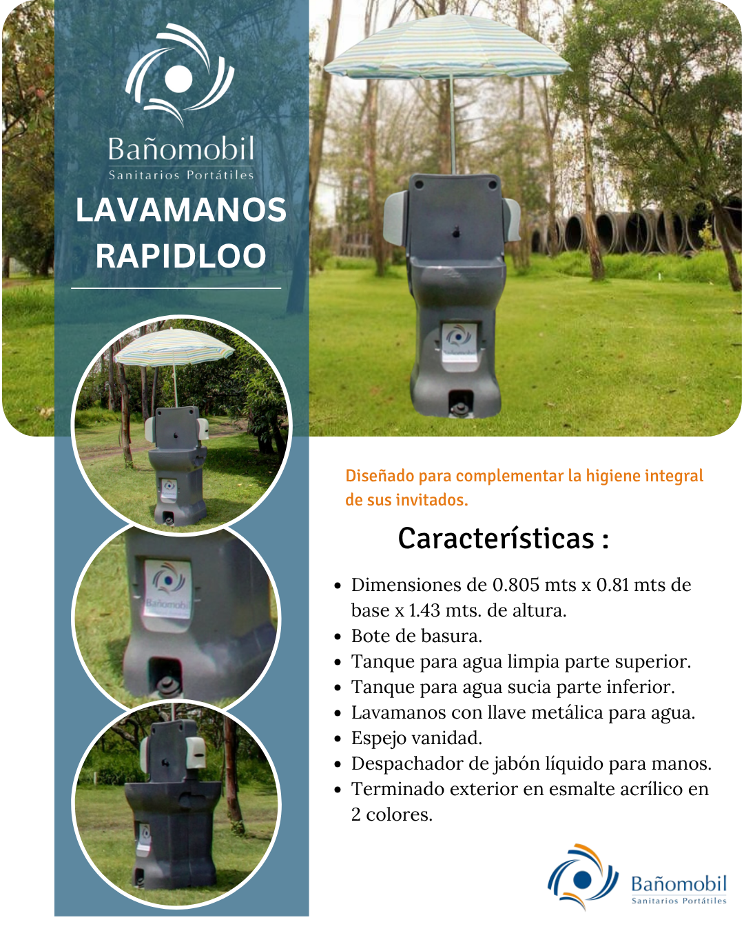 Lavamanos Rapid Loo