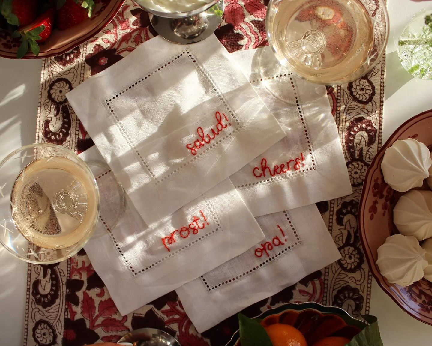 🚨📣COCKTAIL NAPKINS LAUNCHING 3/5 GET EXCITED🚨📣
&bull;
&bull;
#stitching #cocktail #cocktailnapkins #custom #custommade #launch #getready