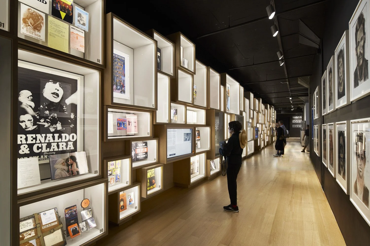 Int. Bob Dylan Center  Display Wall