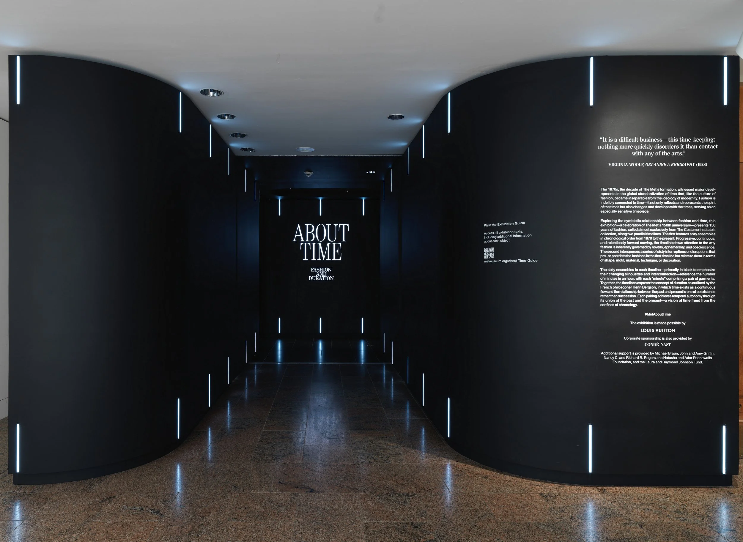 Int. About Time Exhibit at The Met