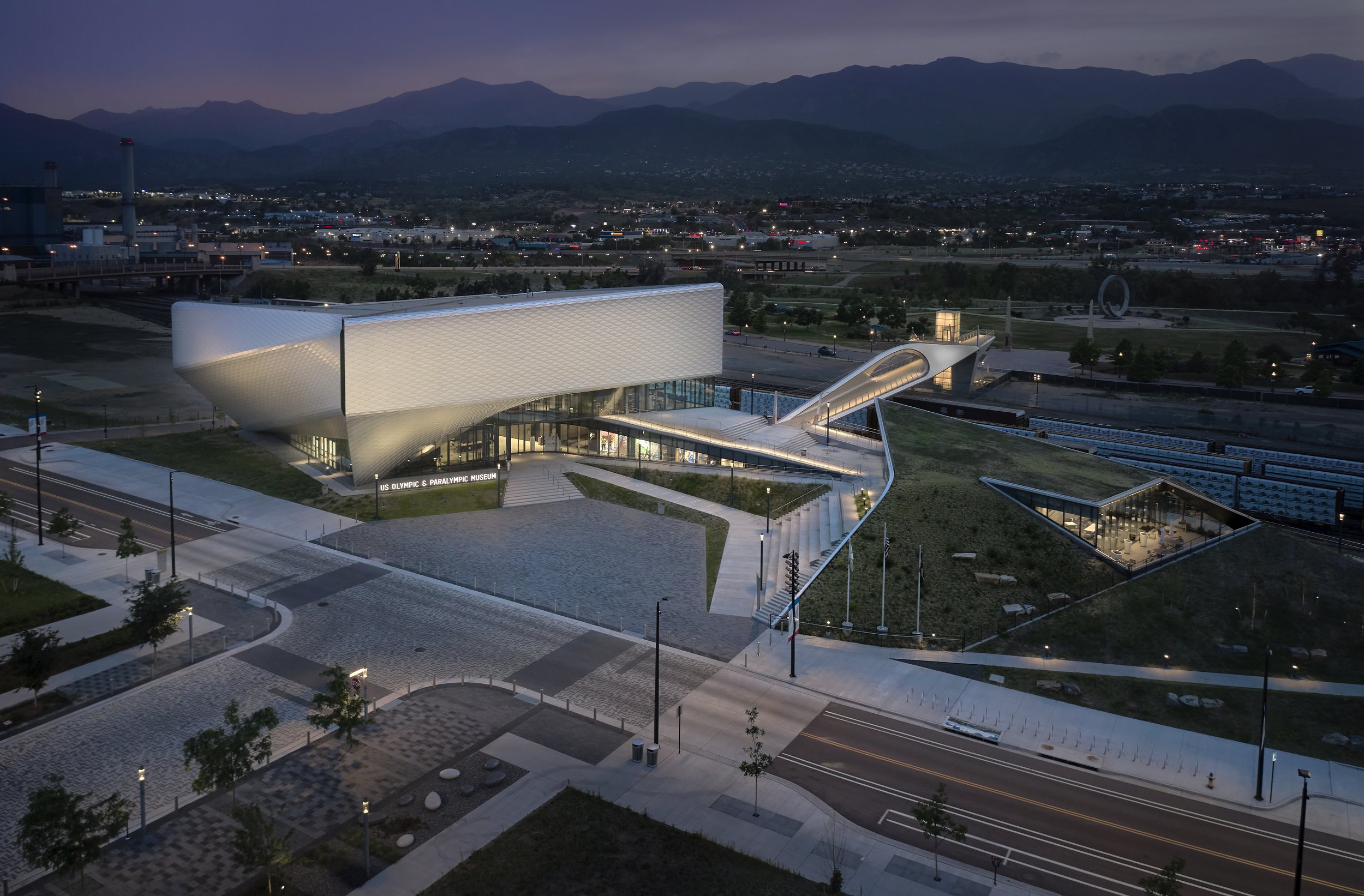 Museum Landscape Aerial View