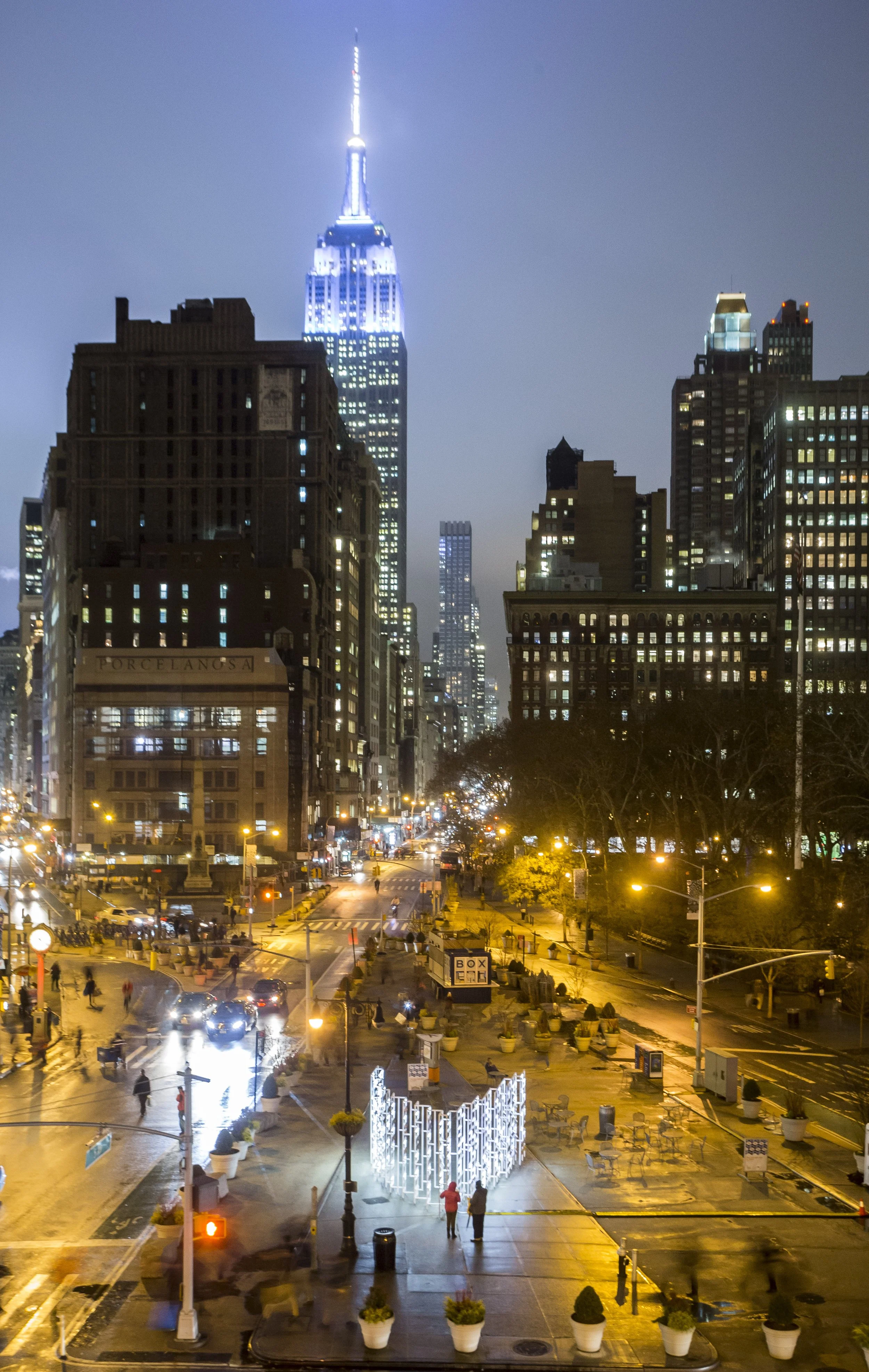 Exterior Art Light Installation