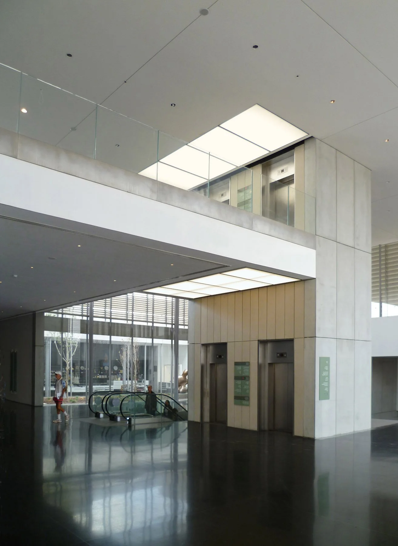 Int. Museum Lobby with Elevator
