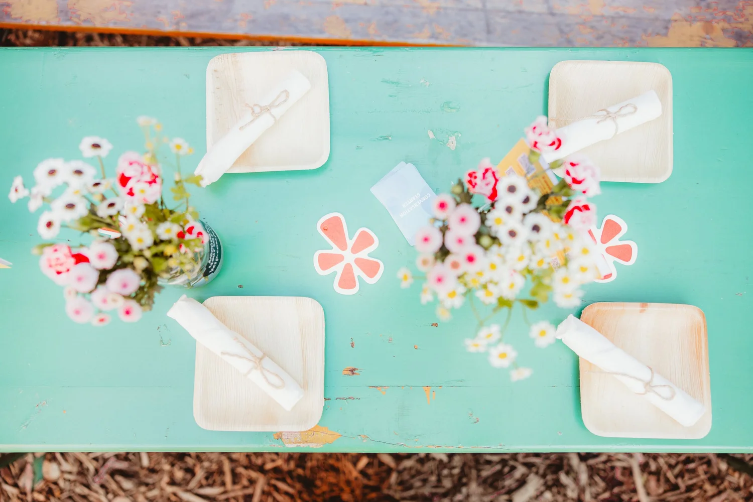 A generous table of food ready for guests to share
