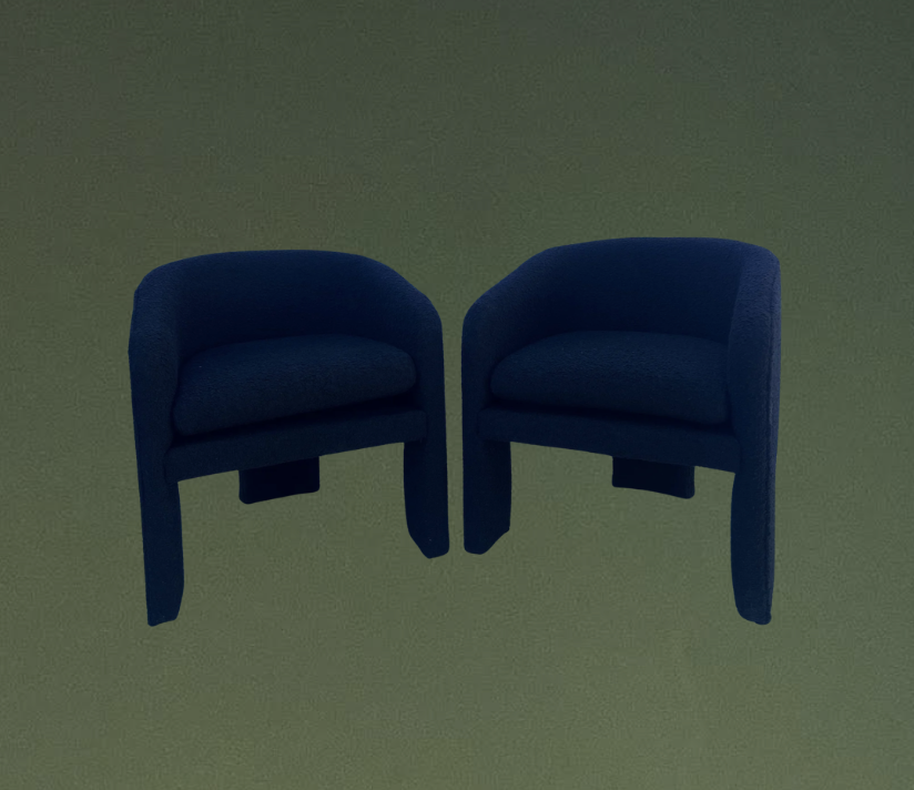 BLACK ACCENT CHAIRS $75.00