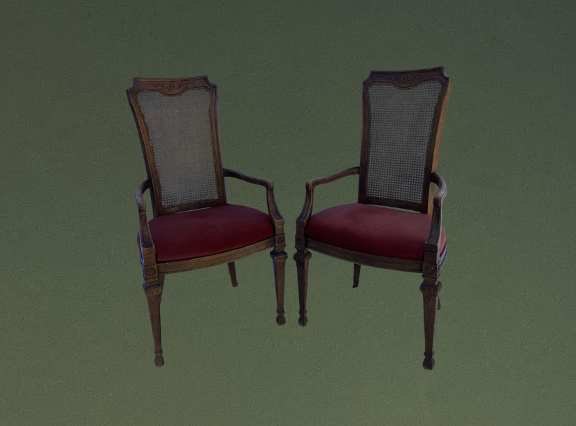 ANTIQUE ACCENT CHAIR $75.00