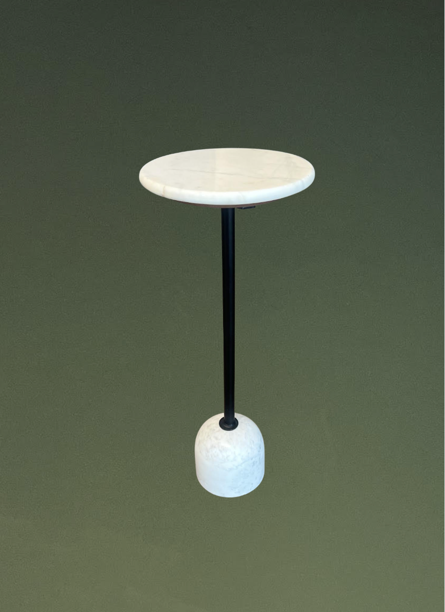 MARBLE SIDE TABLE $45.00