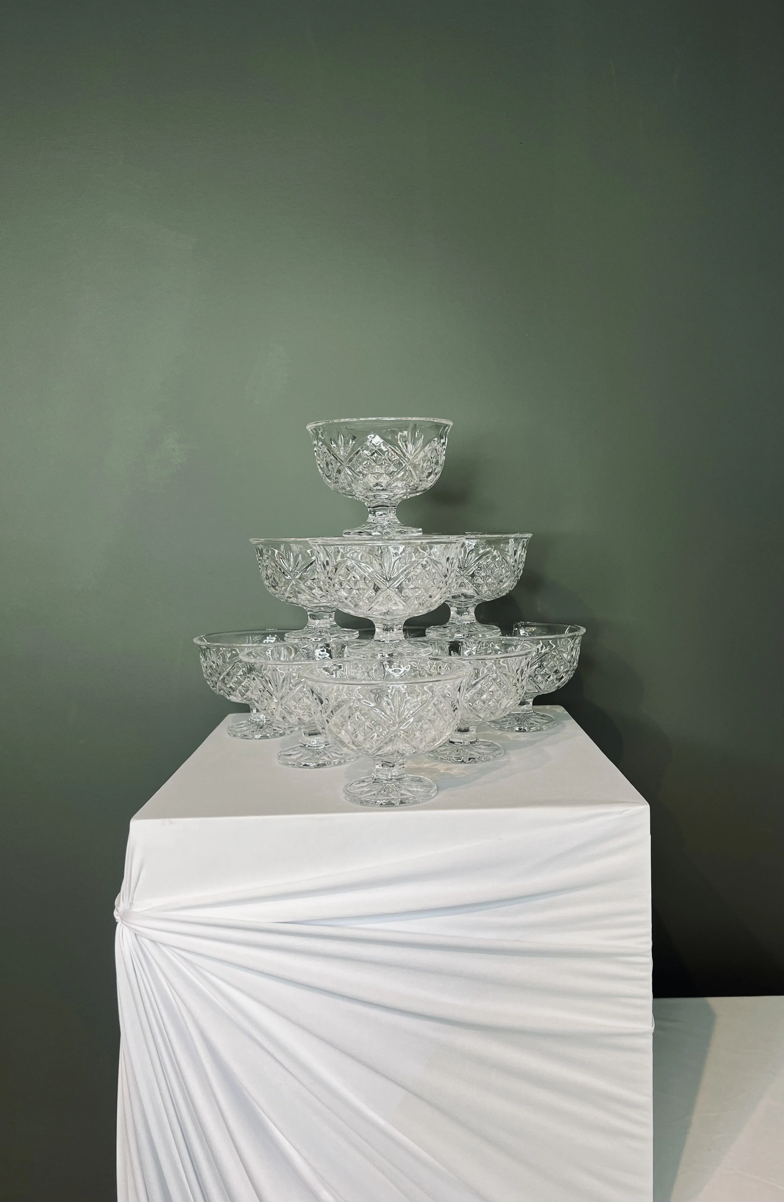 CRYSTAL CHAMPAGNE FLUTES $115.00