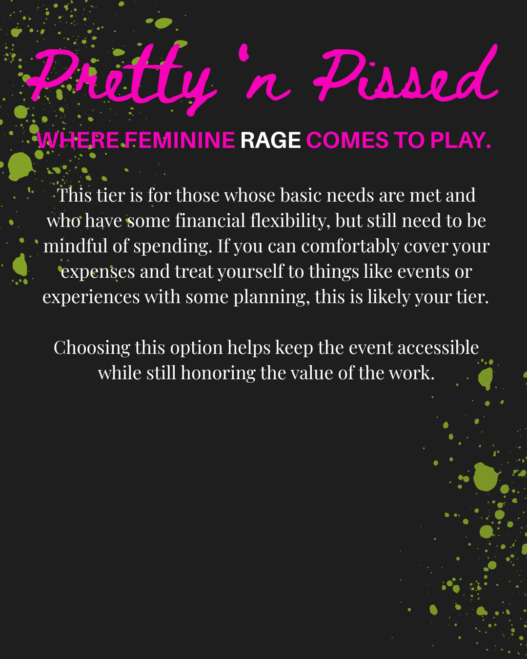 Pretty 'n Pissed | May 3rd | 2-5pm | Bend