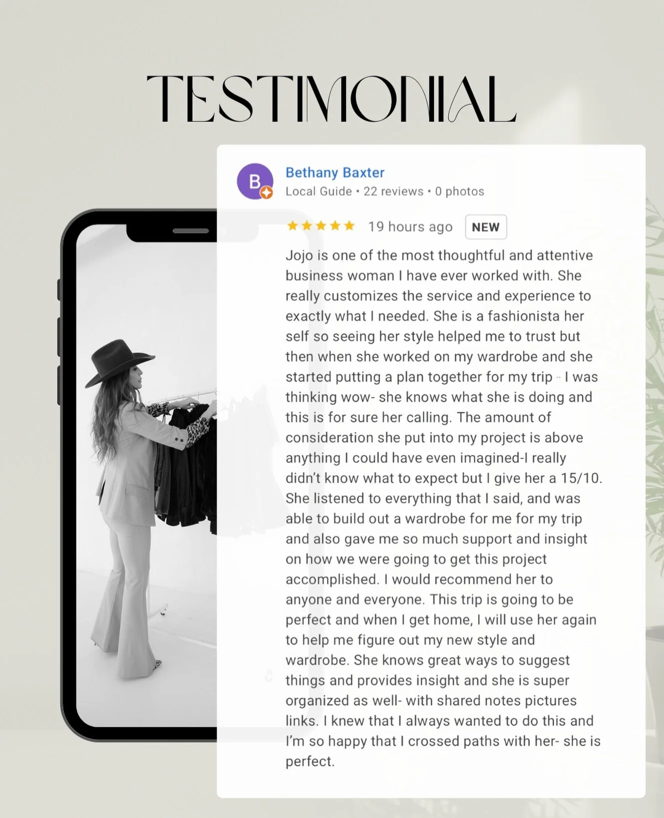 Some client experiences deserve more than a simple &ldquo;thank you.&rdquo; 🤍

Reading words like this reminds me why I started MethodStyle in the first place. Styling is never just about clothes ~ it&rsquo;s about listening, understanding someone&r
