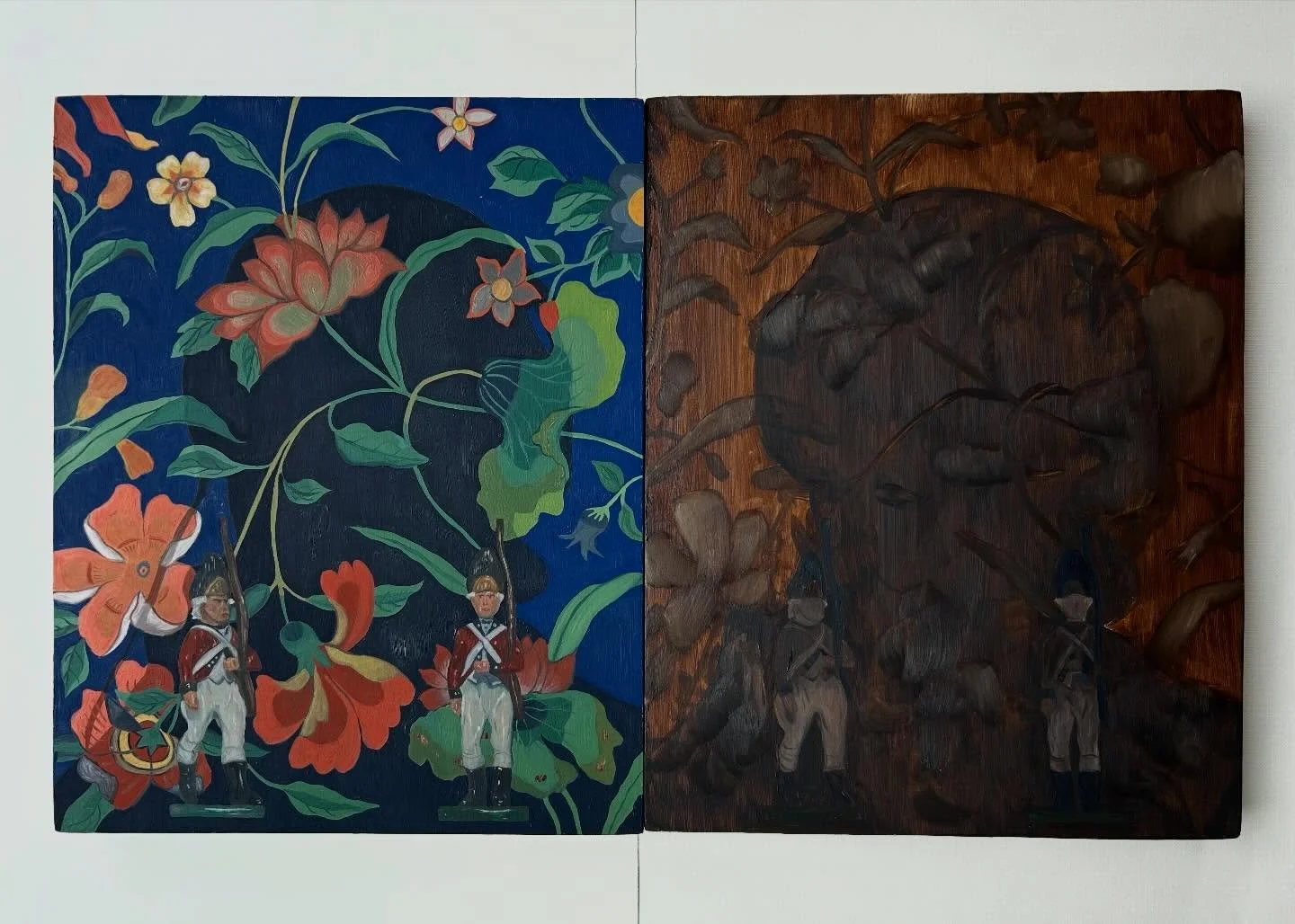 echo

small diptych
both 8x10
oil on wood 

made while in residence @peterbulloughfoundation last month