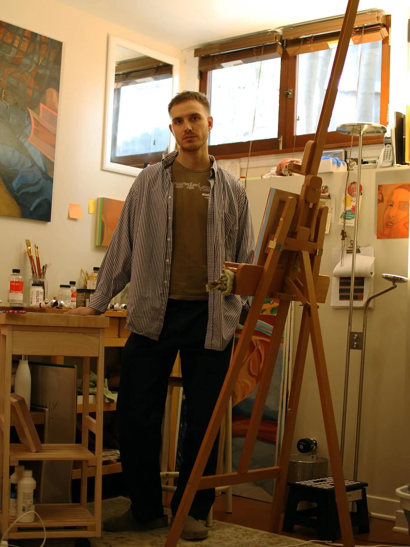 photo from my old home studio earlier this year

I recently moved to a new stu in lincoln heights and I&rsquo;ve got open studios this Saturday 11/08 5-8pm roll through