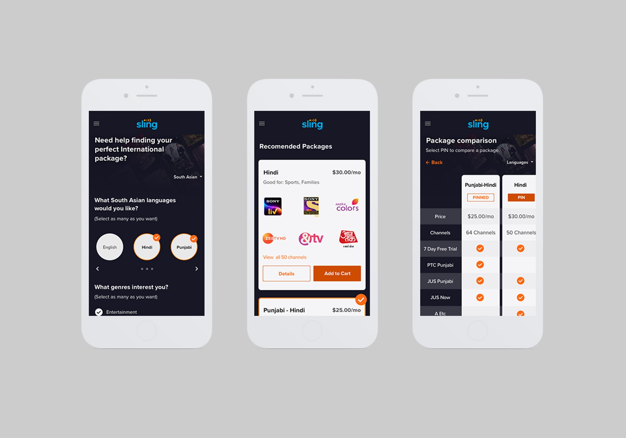 Sling International Redesign
