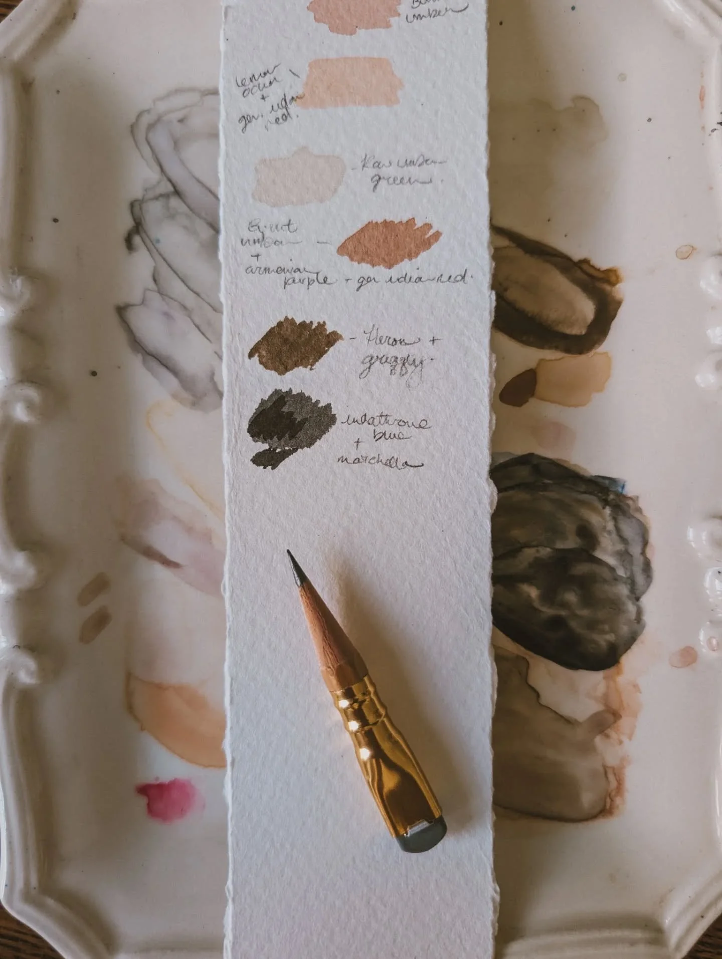 The vibes in the studio lately.
Vintage colours
Bees
Birds
Tools
A new painting
A new latte bowl
Birdsong outside my window and sunlight on my desk
✨