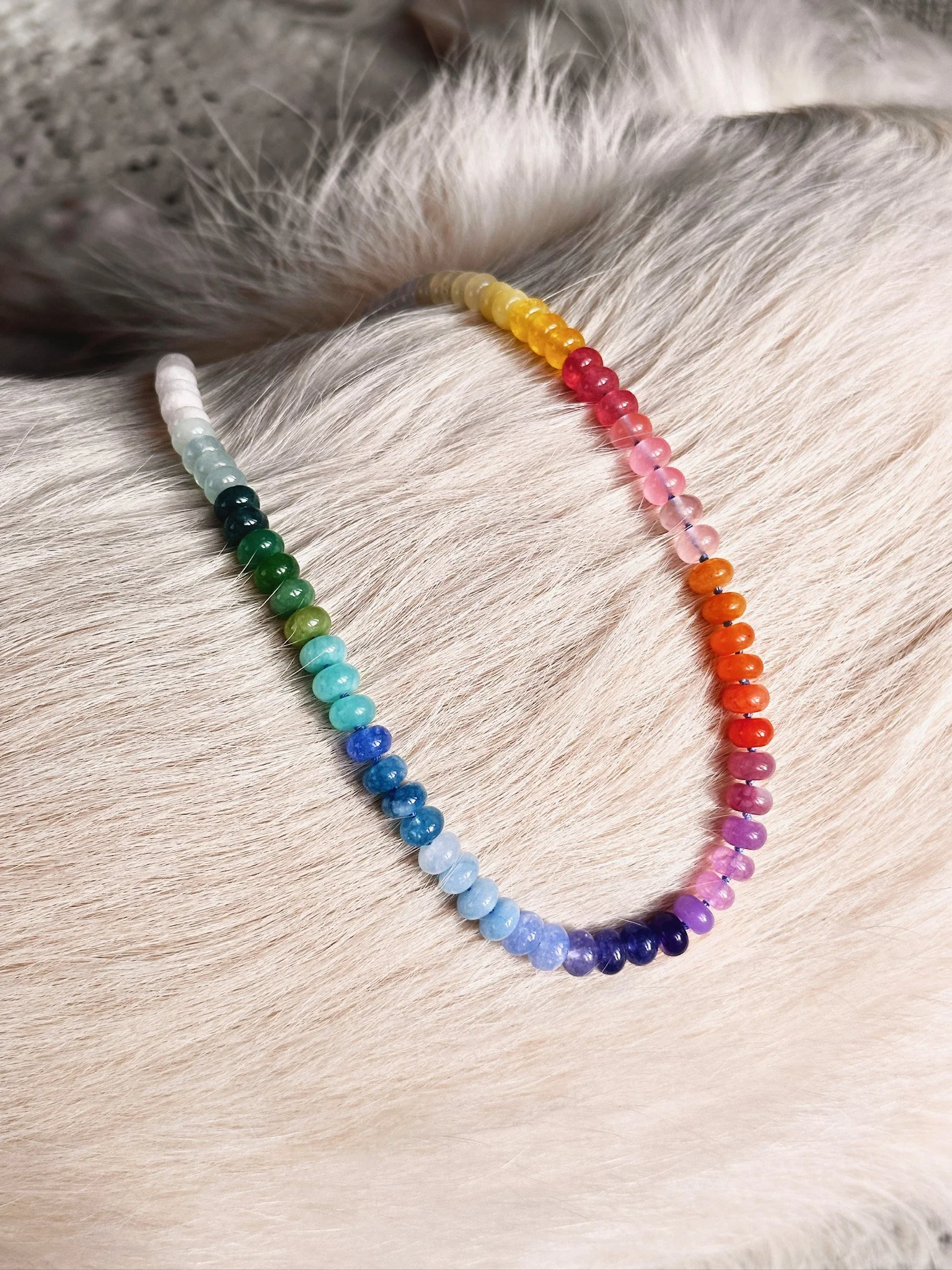 Rainbow Gemstone Necklace