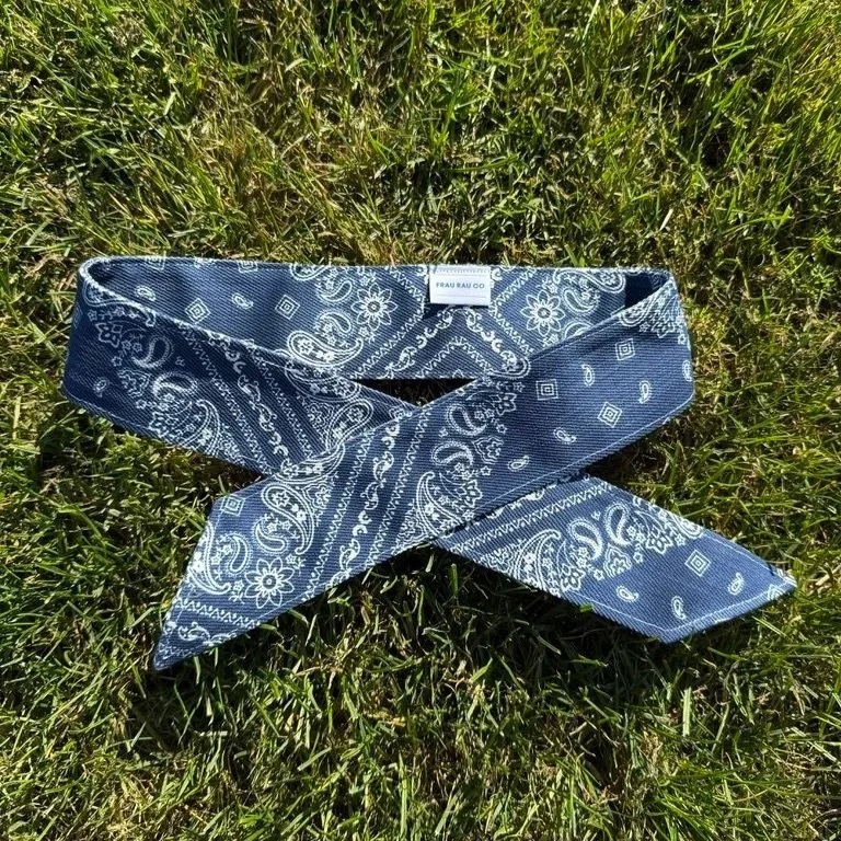 Blue Denim Dog Bandana