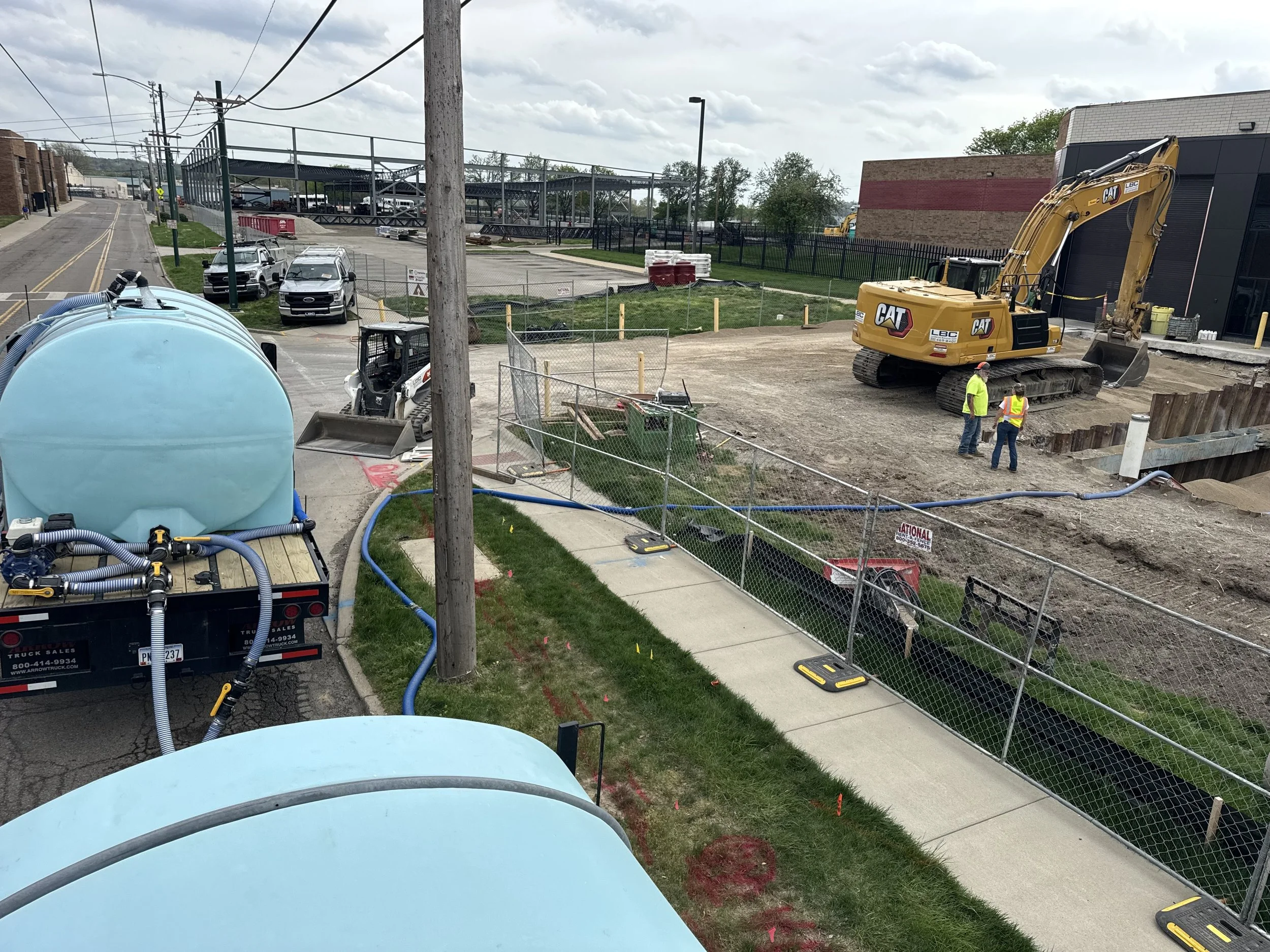  construction water delivery Ohio 