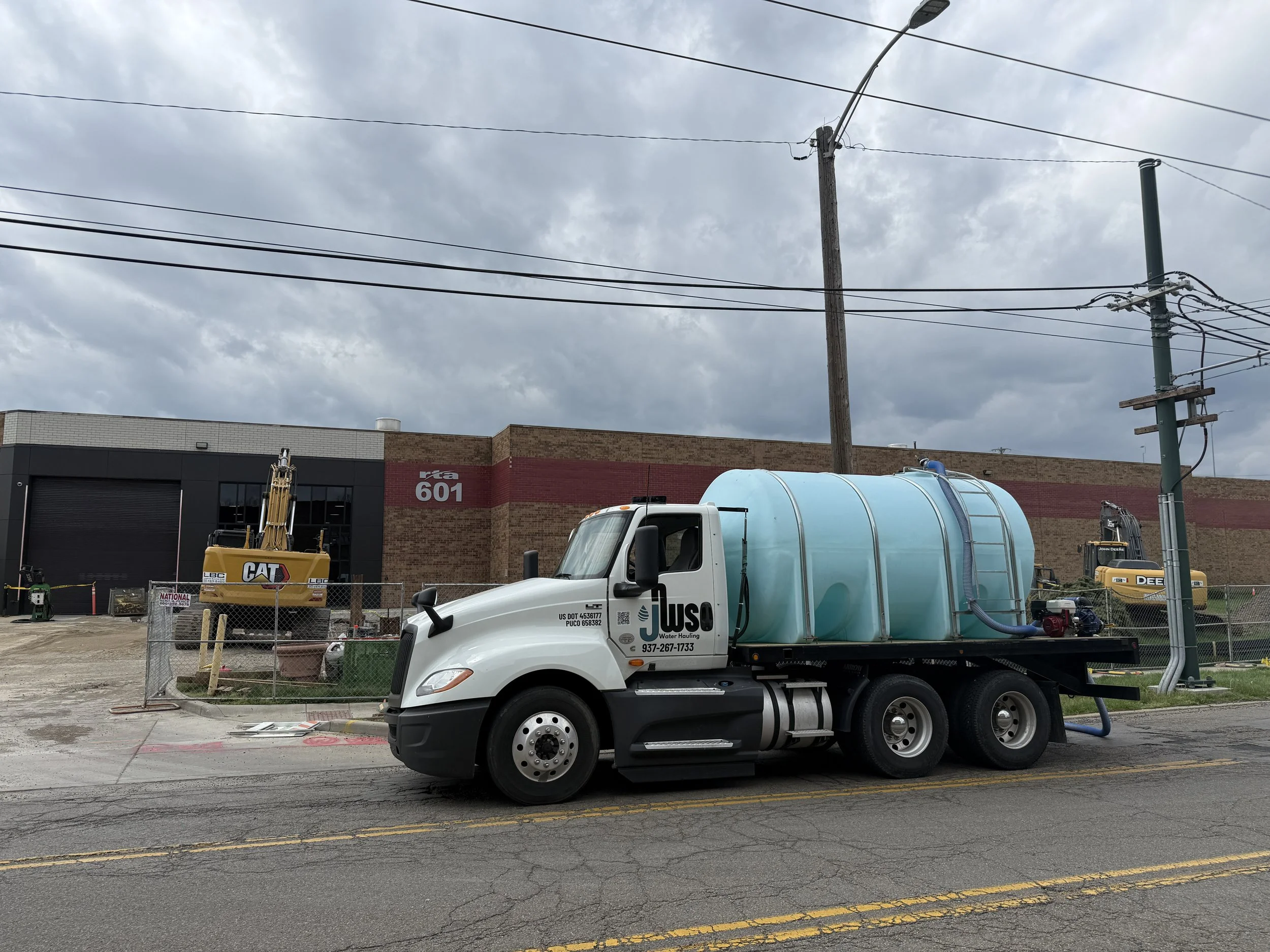  gas tank water delivery 