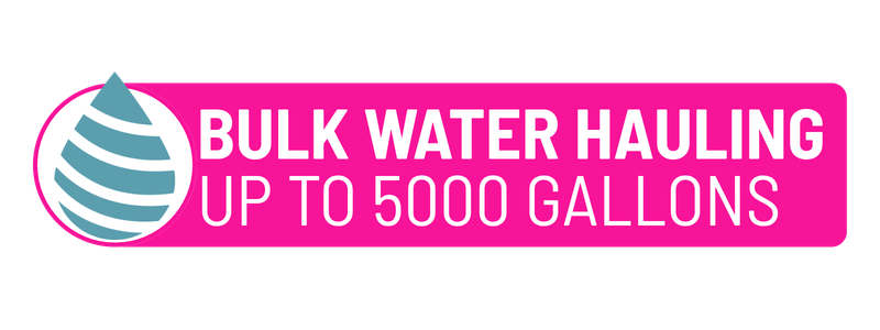 bulk water hauling up to 5000 gallons