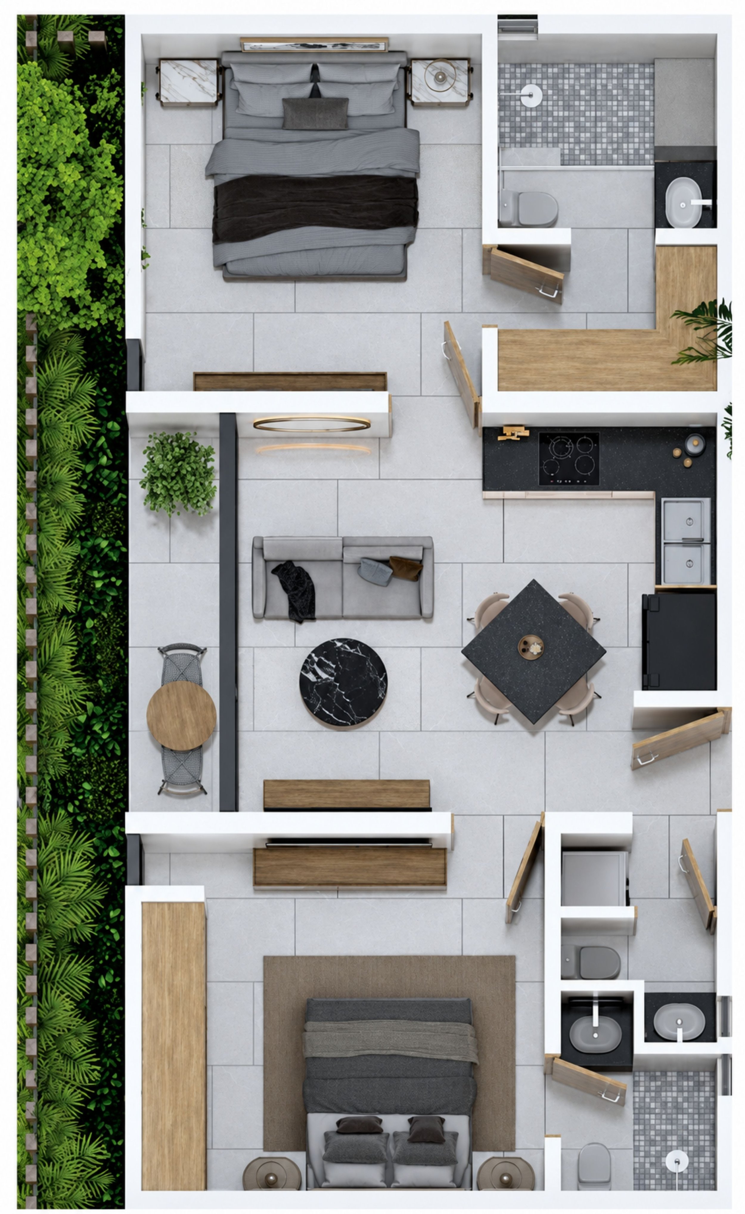 Tu y Yo Temozón - Modelo Duplex Garden - Inmobiliaria Veta