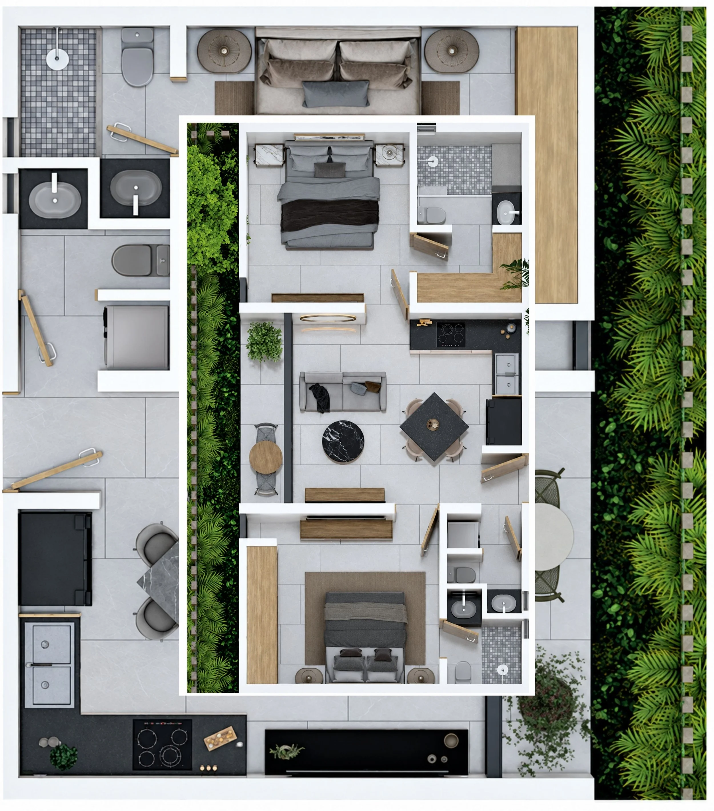 Tu y Yo Temozón - Modelo Yo Garden - Inmobiliaria Veta