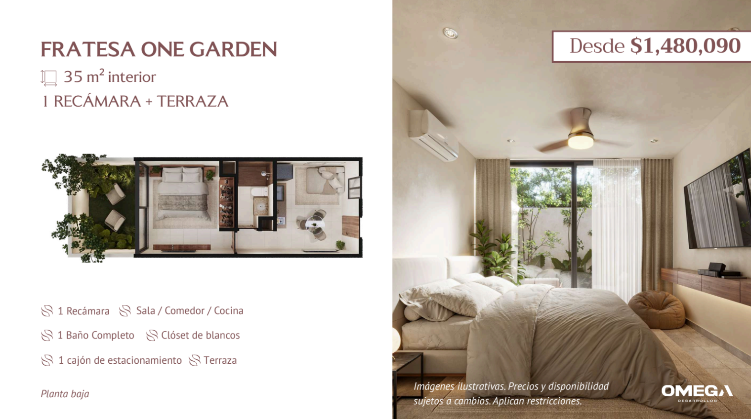 Fratesa Temozón - Fratesa One Garden - Inmobiliaria Veta