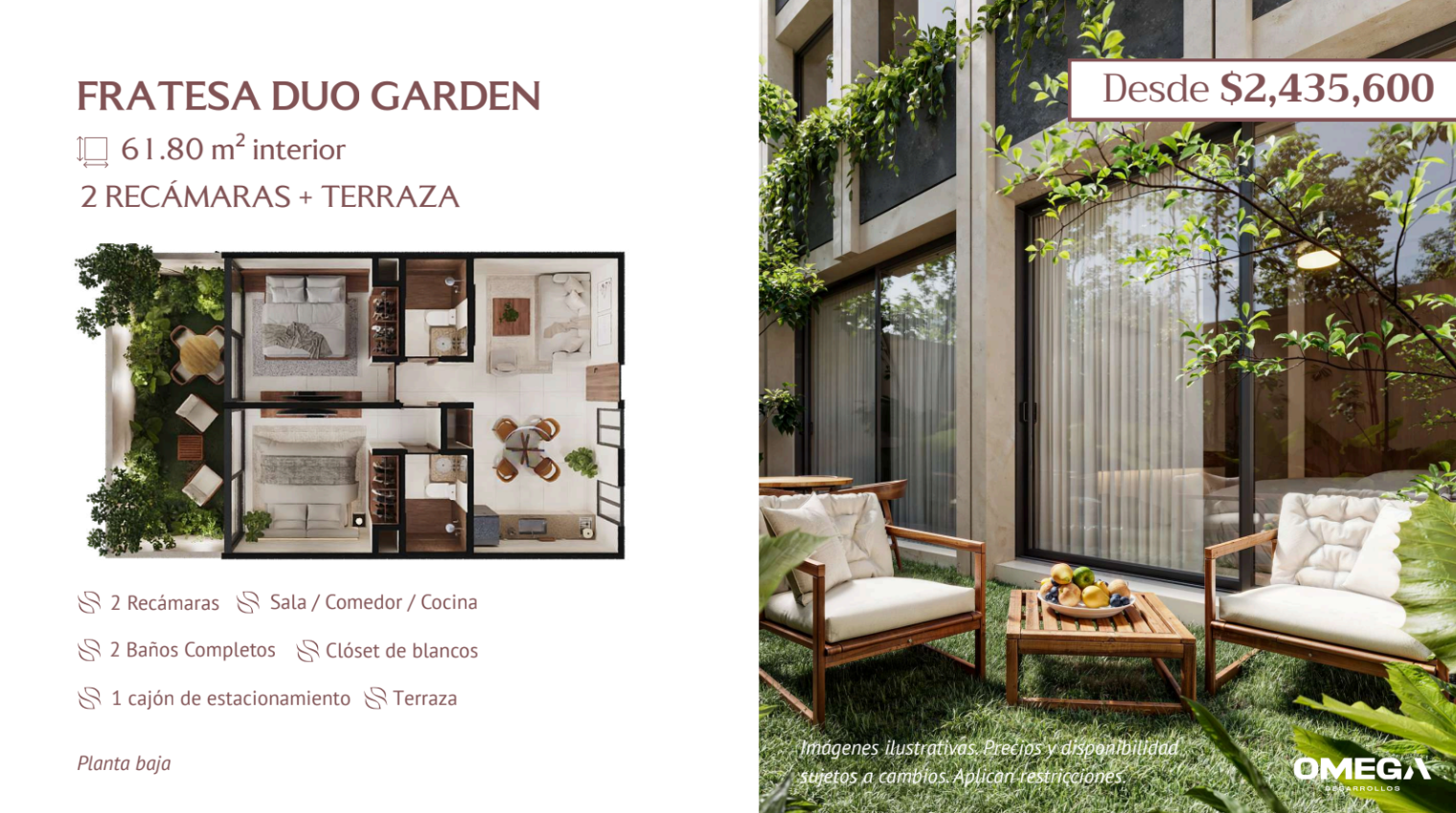 Fratesa Temozón - Fratesa Duo Garden - Inmobiliaria Veta