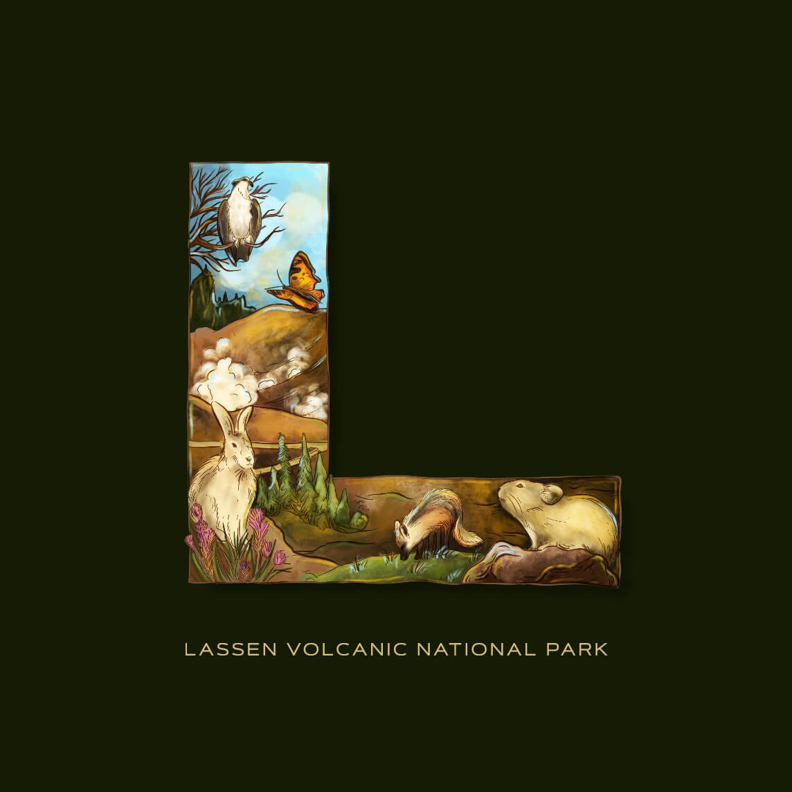 L is for Lassen Volcanic National Park