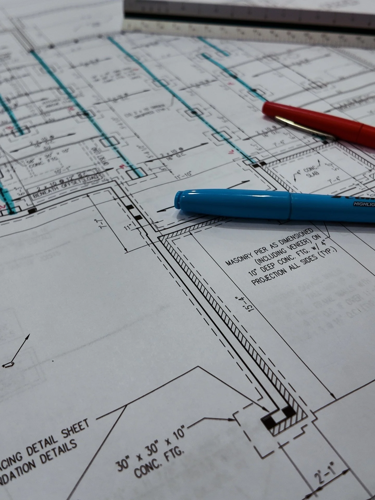 Just a pen, a scale, and a good highlighter.
Framing takeoff in progress. Every line on the page becomes a real piece of the structure on-site.
.
.
.
.
#GoldenLeafBuildingCo #customhome #homebuilder #newhome #DesignDetails #DreamHome #WilsonNC #