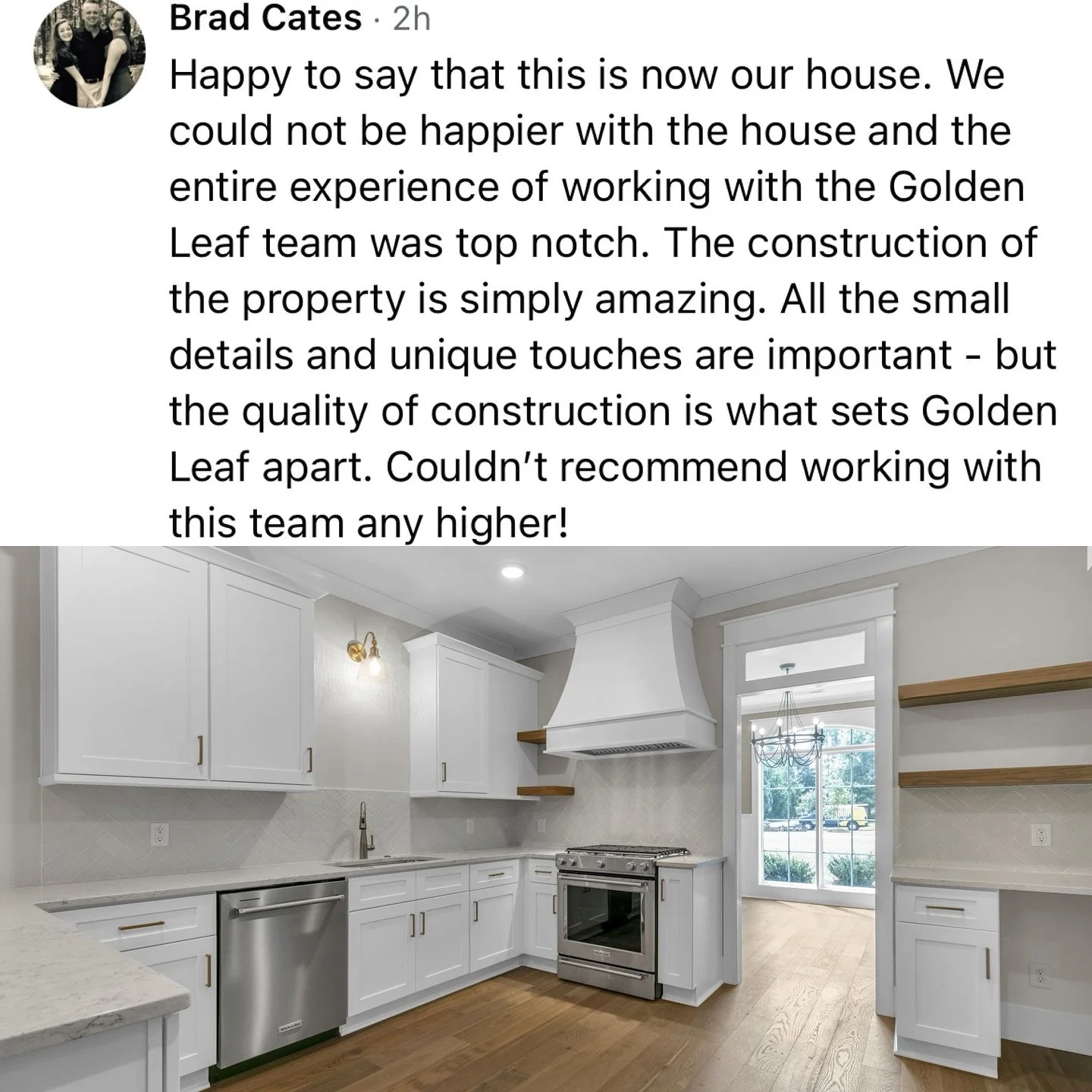 We build every home like it’s our own, and hearing that it feels that way to our homeowners? That’s everything.
.
.
.
.
#GoldenLeafBuildingCo #customhome  #homebuilder  #newhome #DesignDetails #DreamHome #WilsonNC #NCRealEstate #HomeInspo