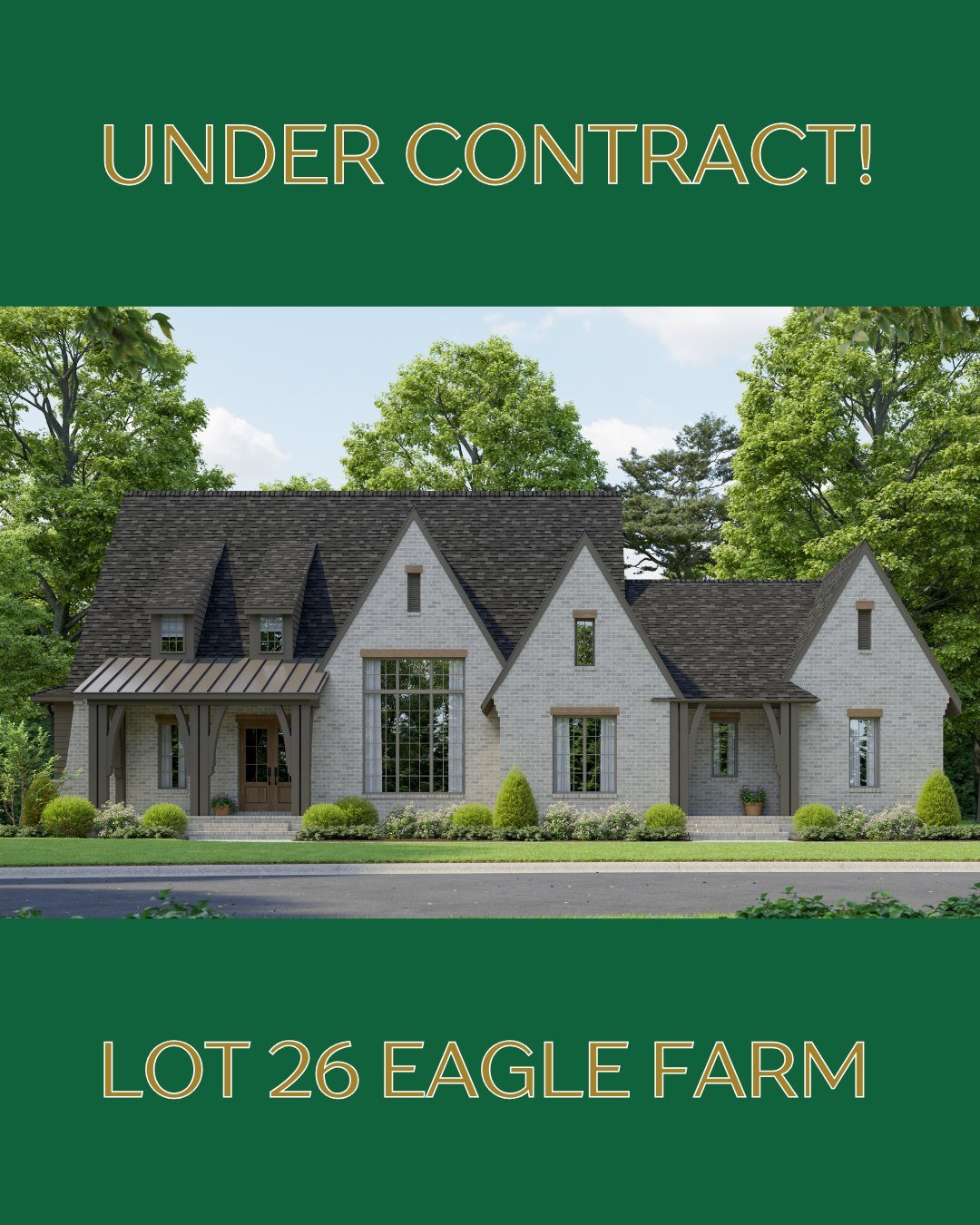 Lot 26 Eagle Farm is officially under contract.

The plans are set, the permit is in place, and this client came in at the perfect time to personalize the details before we break ground.

More to come soon. 
.
.
.
.
 #customhomes #ncrealestate #homeb