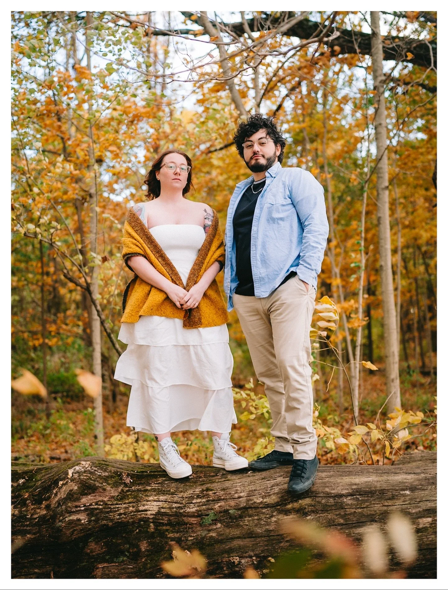 Some favorites from my engagement shoot with Cat and Frankie!

I&rsquo;m a sucker for a serious photo. 

A fun mix of fall colors, a super windy day, and a sunset that couldn&rsquo;t make up its mind. Really grateful that these two trusted me with ca