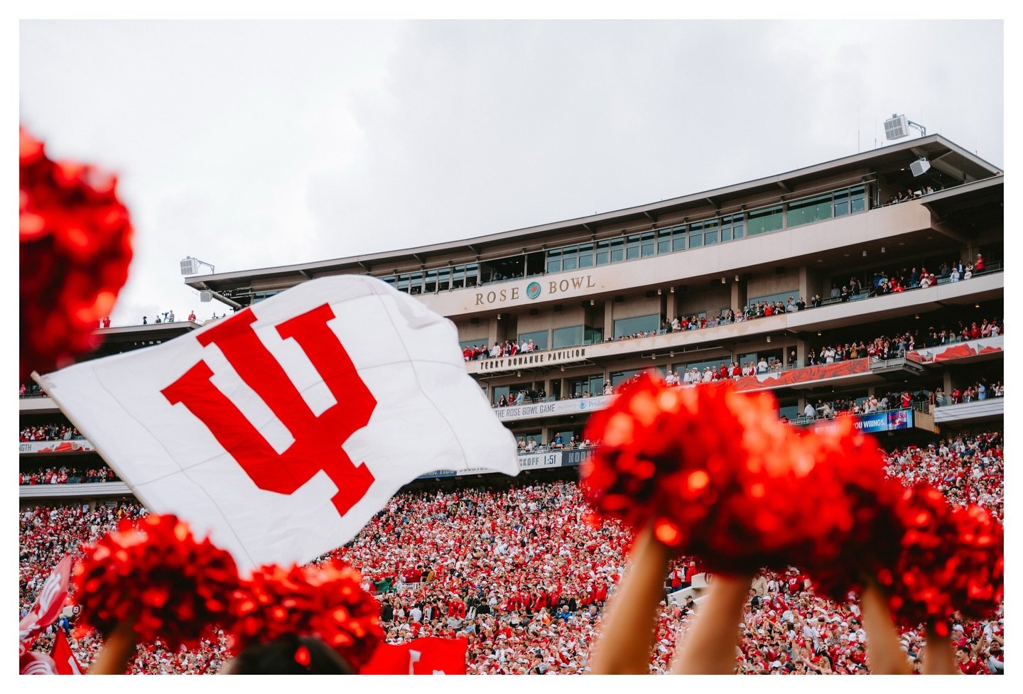 Hoosier W at the Rose Bowl 🌹