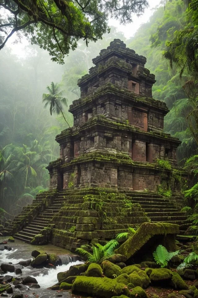Aztec temple ruines in Rainforest, Antinoice.jpeg