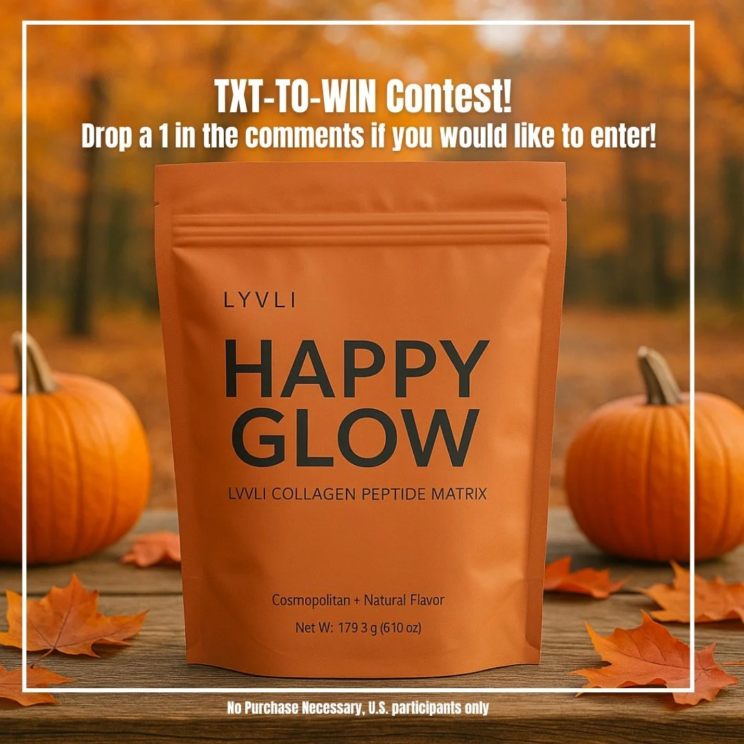 The countdown to FALL is on! Participate in our TEXT-TO-WIN contest at LYVLI. 

Drop a 1 in the comments if you would like to participate (no purchase necessary) for the chance to win! The Prize includes: 1 Fall Throw Blanket, 1 Peach Colored Water B