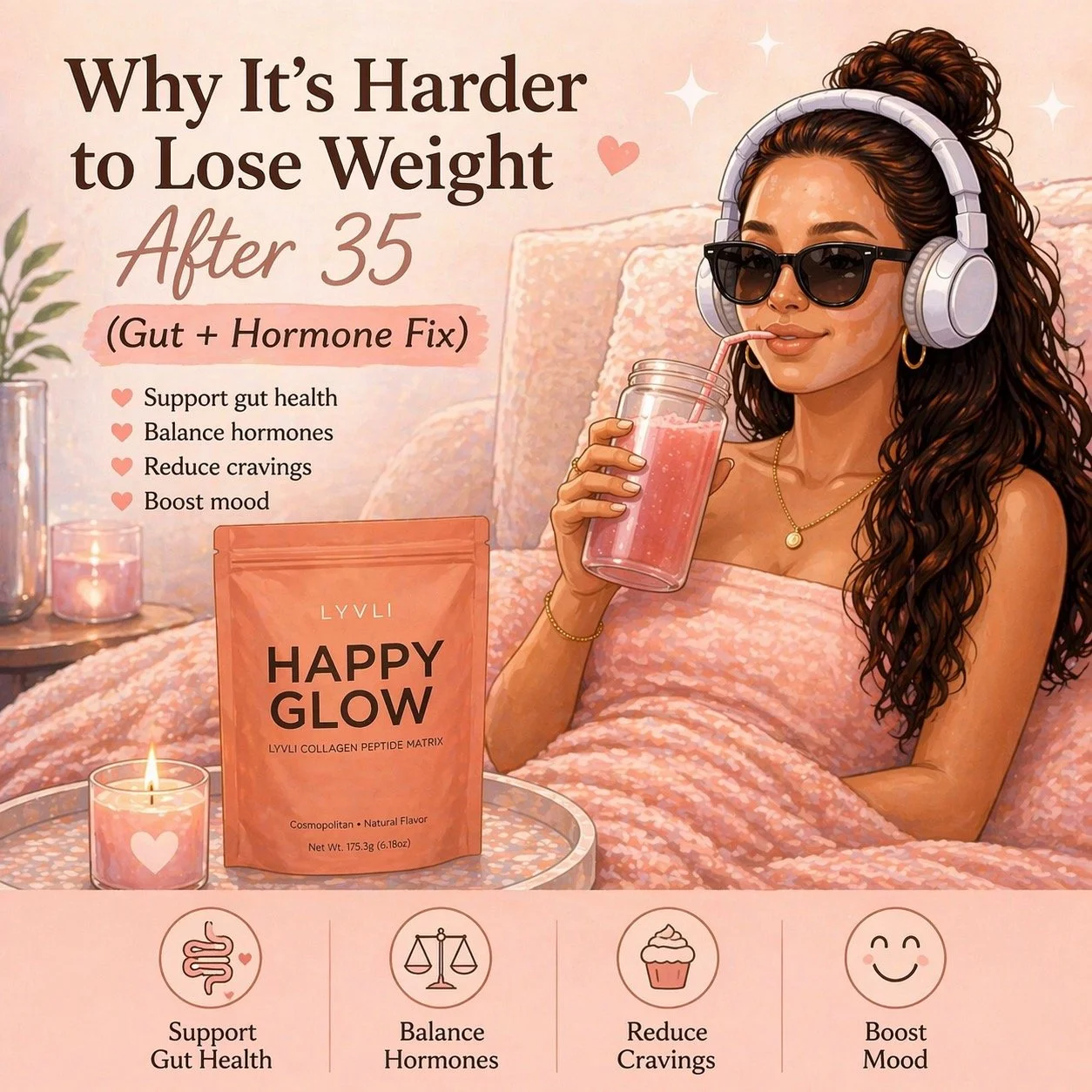 Your body isn&rsquo;t broken&hellip; it&rsquo;s changing.
After 35, gut health + hormones shift&mdash;and that&rsquo;s why weight loss feels harder.
Support your gut &rarr; feel better &rarr; everything else gets easier.
Comment &ldquo;GLOW&rdquo; an