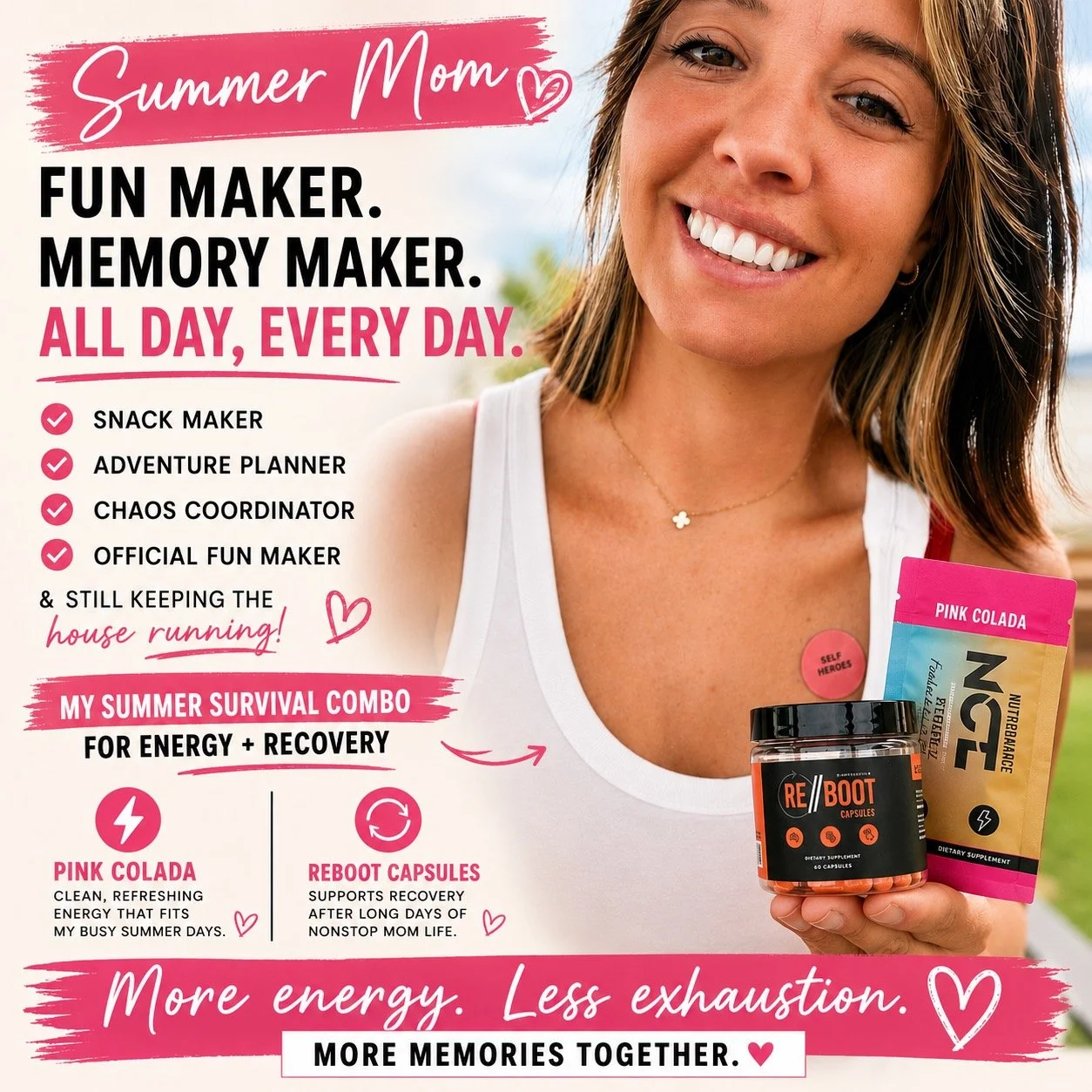 Summer break is basically moms entering their Olympic season. ☀️

We become:
✔️ Snack makers
✔️ Adventure planners
✔️ Chaos coordinators
✔️ Official fun makers

&hellip;while somehow still keeping the entire house running.

And honestly? I LOVE it.

