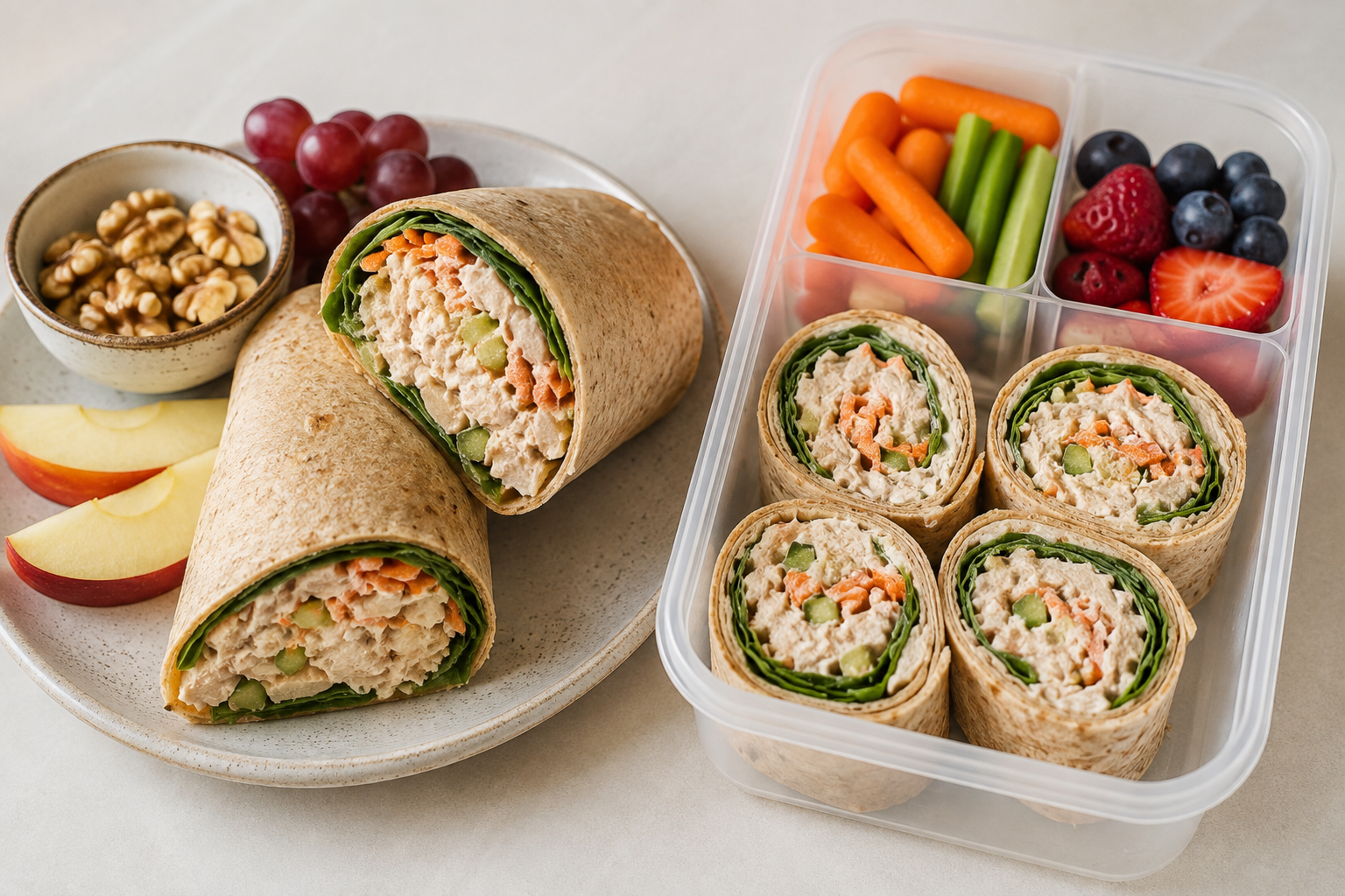 Stop Making Two Lunches: An Easy High-Protein, High-Fiber Lunch for Moms + Kids