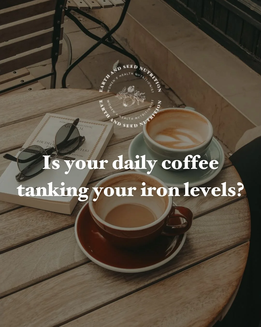 Hate to break it to you, but your favourite drink might be contributing to your low iron☕️

The tannins in your favourite caffeinated beverages block the absorption of iron in your digestive system, meaning you&rsquo;re not getting the full nutrition