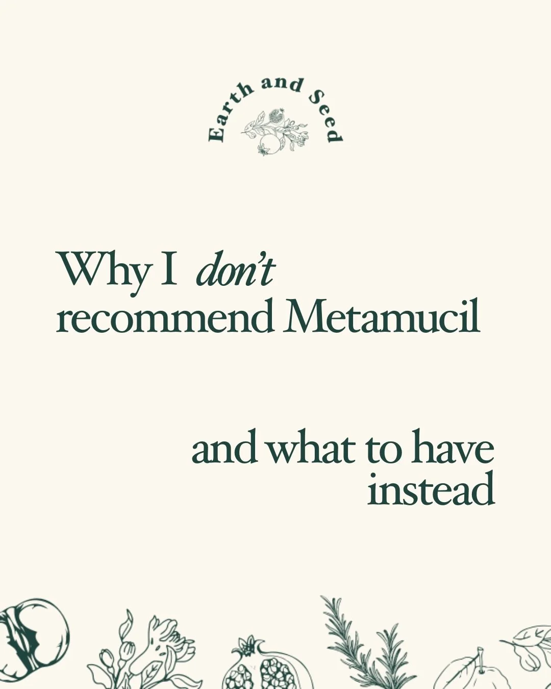 Fibre is SO important and I&rsquo;m so glad that fibre is starting to get the attention that it deserves, but we need to talk about where you&rsquo;re getting your fibre from 🫘

Fibre shouldn&rsquo;t come in a capsule, gummy, or in a product with ar