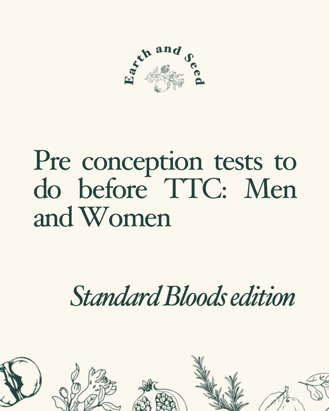 Thinking about trying to conceive this year but not sure where to start? Getting some basic bloods done is a great first step! 🩸 

In addition to the preconception/pregnancy planning bloods your GP will run (blood grouping, antigens, immunity to chi
