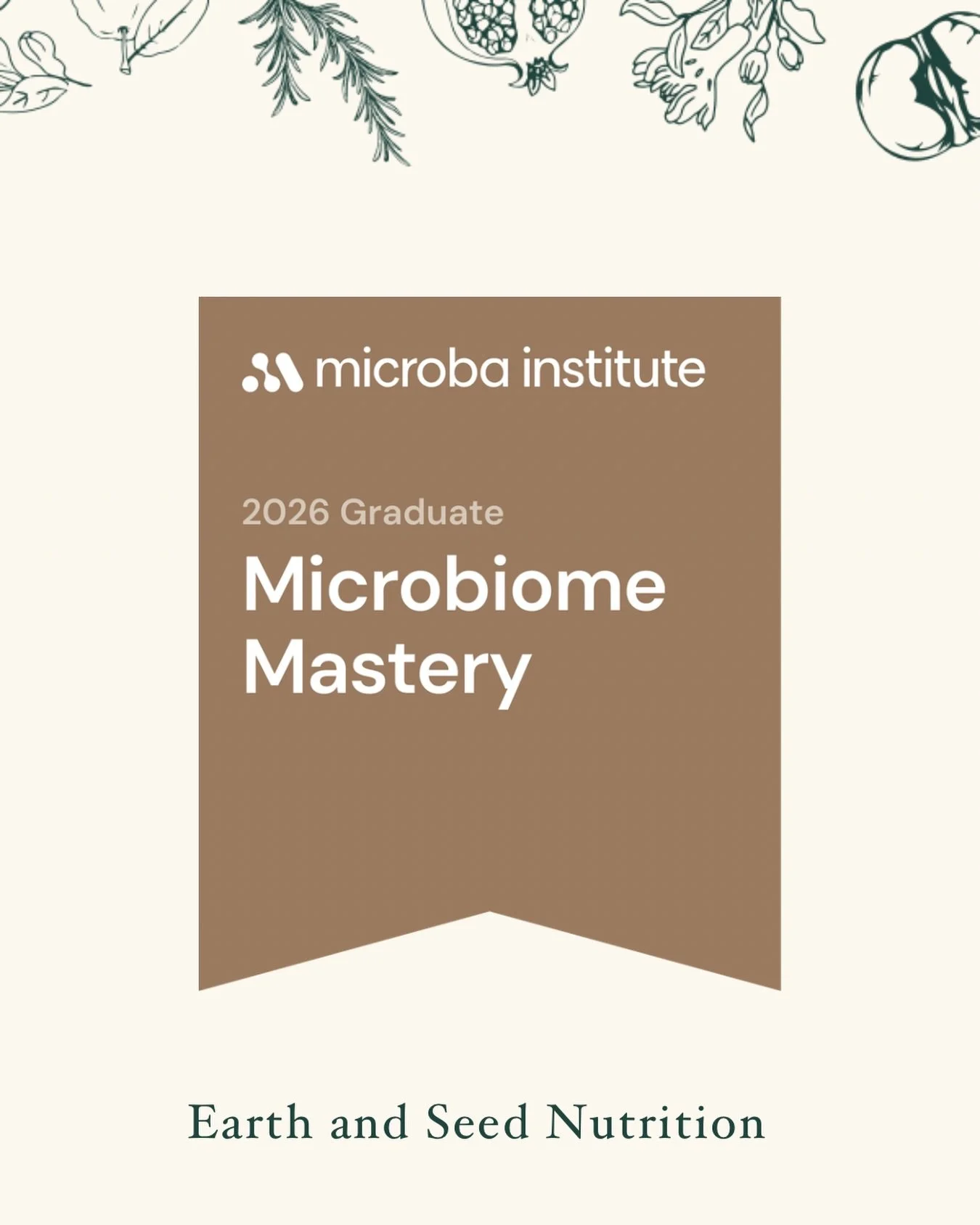 Committed to continual professional education in one of my favourite fields, gut health🦠

If sorting out your gut health has been on your to do list for years now, book a discovery call and let&rsquo;s have a chat about how I can help you🤍 booking 
