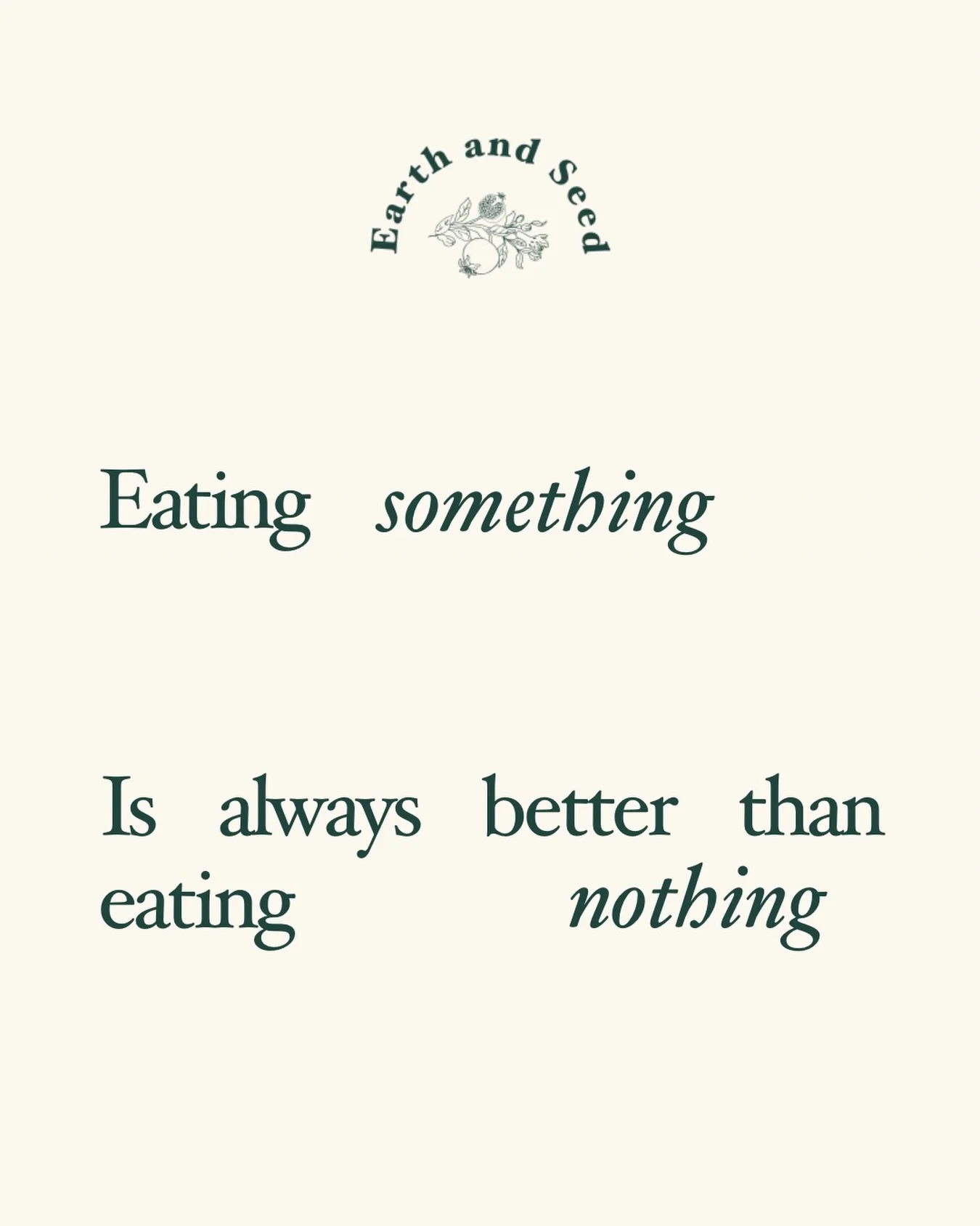 You can&rsquo;t get out of fight and flight if you&rsquo;re starving, you won&rsquo;t ever have stable blood sugar if you&rsquo;re constantly running on empty, and we can&rsquo;t restore a healthy appetite if you continue to ignore and suppress hunge